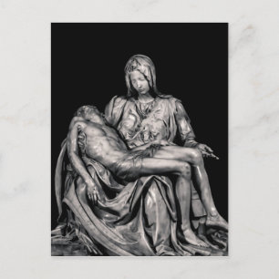 Michealangelo Masterstuk La Pieta Sculpture Briefkaart