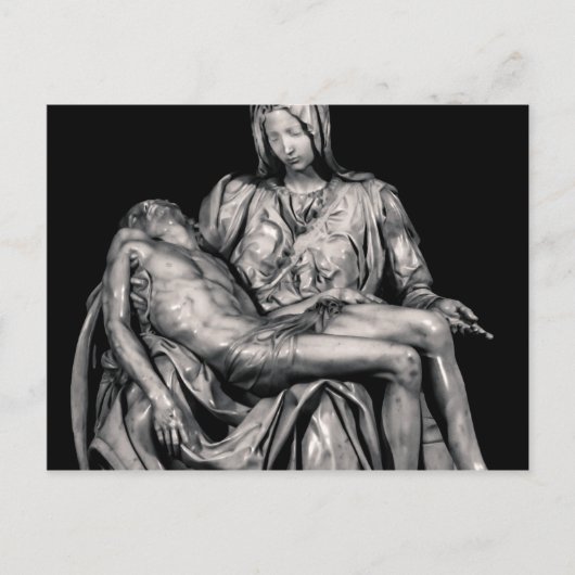 Michealangelo Masterstuk La Pieta Sculpture Briefkaart (Voorkant)