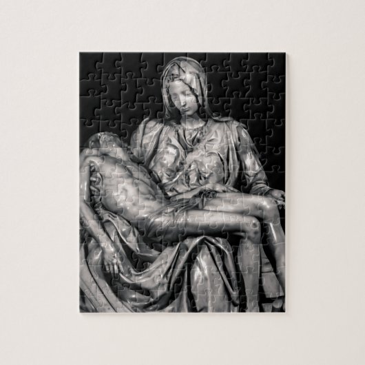 Michealangelo Masterstuk La Pieta Sculpture Legpuzzel (Verticaal)