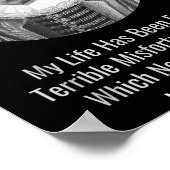 Michel de Montaigne citeert de wijze filosofen Phi Poster (Hoek)