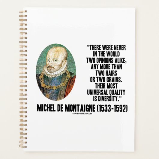 Michel de Montaigne heeft nooit twee meningen over Planner (Voorkant)