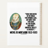 Michel de Montaigne heeft nooit twee meningen over Planner (Achterkant)
