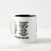 Michel de Montaigne heeft nooit twee meningen over Tweekleurige Koffiemok (Voorkant links)