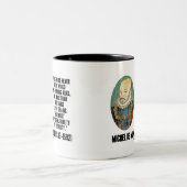 Michel de Montaigne heeft nooit twee meningen over Tweekleurige Koffiemok (Center)