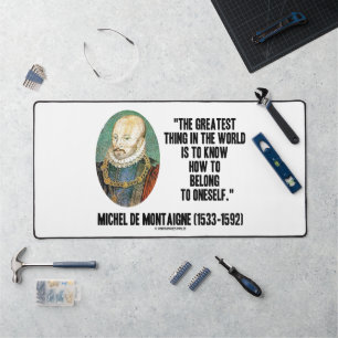Michel de Montaigne over hoe hij tot de oneself-pr Bureaumat