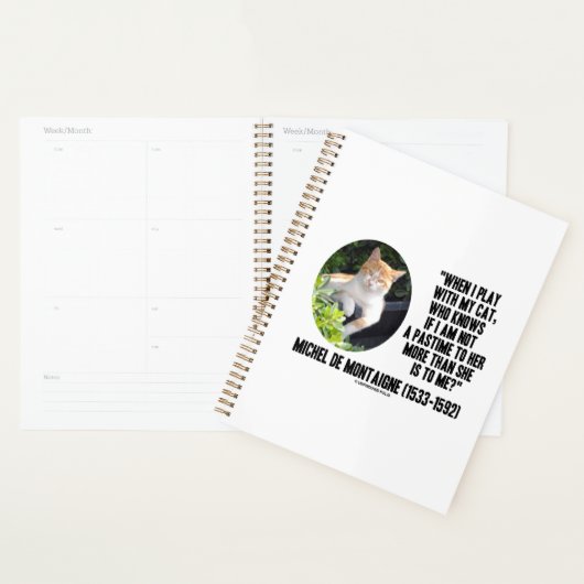 Michel de Montaigne wanneer ik speel met mijn cita Planner (Display)