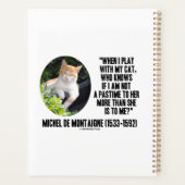 Michel de Montaigne wanneer ik speel met mijn cita Planner (Achterkant)