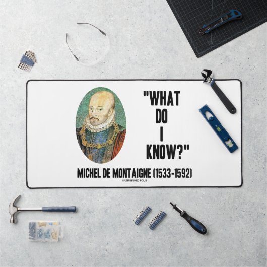 Michel de Montaigne Wat weet ik? prijsopgave Bureaumat (Werkstation)