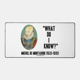 Michel de Montaigne Wat weet ik? prijsopgave Bureaumat