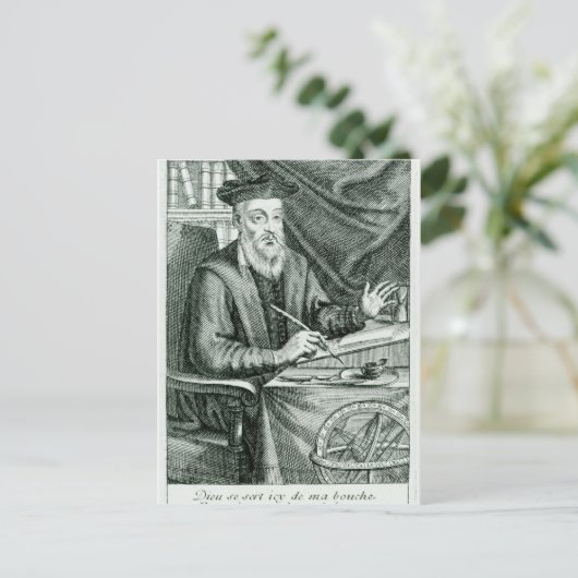 Michel de Nostredame Briefkaart (Staand voorkant)