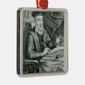 Michel de Nostredame Metalen Ornament (Rechts)