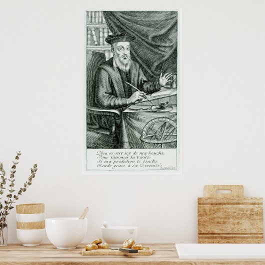 Michel de Nostredame Poster (Keuken)