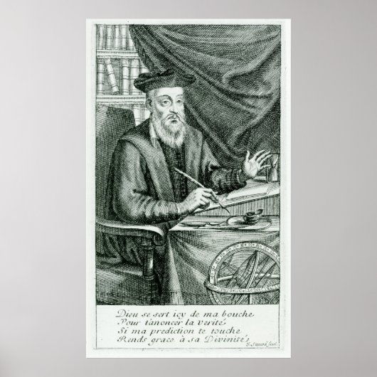 Michel de Nostredame Poster (Voorkant)