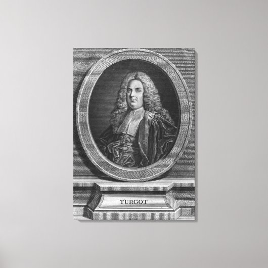 Michel Etienne Turgot Canvas Afdruk (Voorkant)