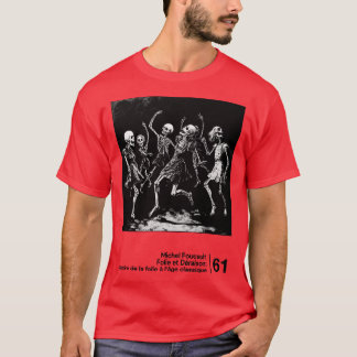 Michel Foucault Minimale Stijl Grafisch Kunstwerk T-shirt
