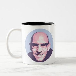 Michel Foucault Tweekleurige Koffiemok