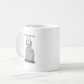 Michel-wolf shirt koffiemok (Voorkant links)