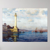 Michel Zeno Diemer The Ahırkapı Lighthouse Poster (Voorkant)
