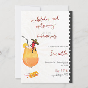 Micheladas & Huwelijk Mexicaanse Fiesta Bacheloret Kaart