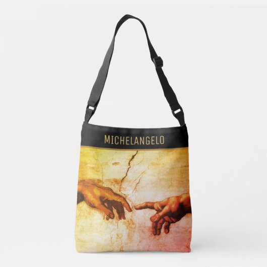 Michelangel Hands kunst en kalligrafie Crossbody Tas (Achterkant)