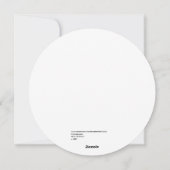 Michelangelo 1507 HEILIGE FAMILIE Feestdagenkaart (Achterkant)