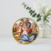 Michelangelo 1507 HEILIGE FAMILIE KAART (Staand voorkant)