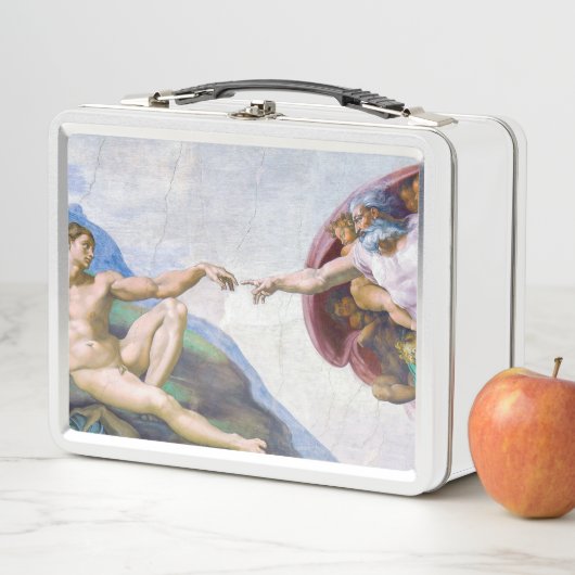 Michelangelo - Aanmaak van Adam geïsoleerd (In situ)