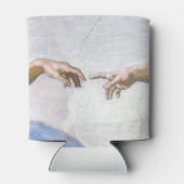 Michelangelo - Aanmaak van Adam geïsoleerd Blikjeskoeler (Achterkant)