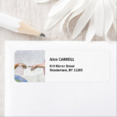 Michelangelo - Aanmaak van Adam geïsoleerd Etiket (Insitu)