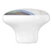 Michelangelo - Aanmaak van Adam geïsoleerd Keramische Knop (Zijkant)