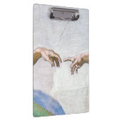 Michelangelo - Aanmaak van Adam geïsoleerd Klembord (Rechts)