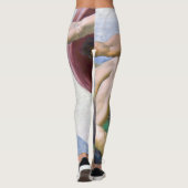Michelangelo - Aanmaak van Adam geïsoleerd Leggings (Achterkant)