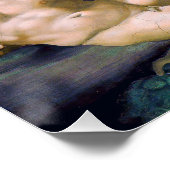 Michelangelo - Aanmaak van Adam geïsoleerd Perfect Poster (Hoek)