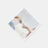 Michelangelo - Aanmaak van Adam geïsoleerd Servet (Hoek)