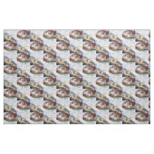 Michelangelo - Aanmaak van Adam geïsoleerd Stof (Fat Quarter)