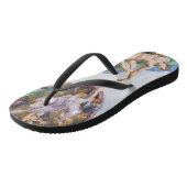 Michelangelo - Aanmaak van Adam geïsoleerd Teenslippers (Schuin)