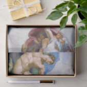 Michelangelo - Aanmaak van Adam geïsoleerd Tissuepapier (Geschenk)