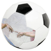 Michelangelo - Aanmaak van Adam geïsoleerd Voetbal (Drie kwart)