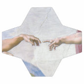 Michelangelo - Aanmaak van Adam geïsoleerd Voetbal (Enkel)