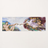 Michelangelo - Aanmaak van Adam geïsoleerd Yogamat (Achterkant (horizontaal))