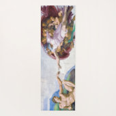 Michelangelo - Aanmaak van Adam geïsoleerd Yogamat (Achterkant)