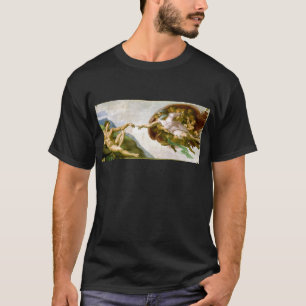 Michelangelo - Aanmaak van Adam Painting T-shirt