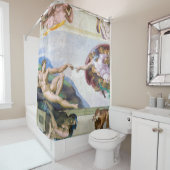 Michelangelo - Aanmaak van Adam, Sistine Chapel's Douchegordijn (In situ)