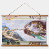 Michelangelo - Aanmaak van Adam, Sistine Chapel's Hangend Wandkleed (Voorkant)