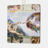 Michelangelo - Aanmaak van Adam, Sistine Chapel's Keramisch Ornament (Links)