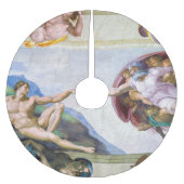 Michelangelo - Aanmaak van Adam, Sistine Chapel's Kerstboom Rok (Voorkant)