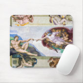 Michelangelo - Aanmaak van Adam, Sistine Chapel's Muismat (Met muis)