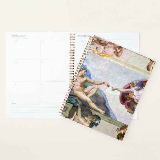 Michelangelo - Aanmaak van Adam, Sistine Chapel's Planner (Display)