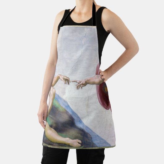 Michelangelo - Aanmaak van Adam, Sistine Chapel's Schort (Insitu)