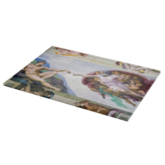 Michelangelo - Aanmaak van Adam, Sistine Chapel's Snijplank (Hoek)